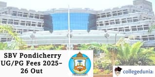 SBV Pondicherry UG/PG Fees 2025-26 Out; Check Details Here!
